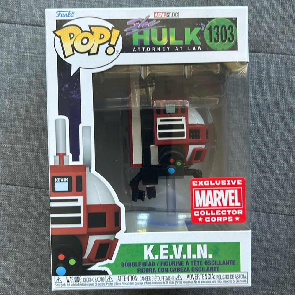 Kevin 1303 Funko Pop - She Hulk - Marvel Collector Corps Exclusive - K.E.V.I.N.